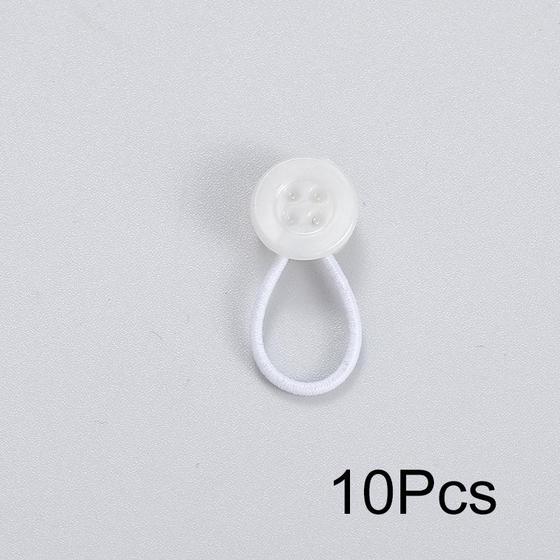 10Pcs Tie Expanders Lengthen Buckle Shirts Accessories No Sewing Flexible Reusable With Elastic Pant-Waist Stretch Cuff Extenders