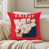 People Living in a Frame Cushion Cover Linen Pillowcase Soft  for Sofa Bed Home Room Decor