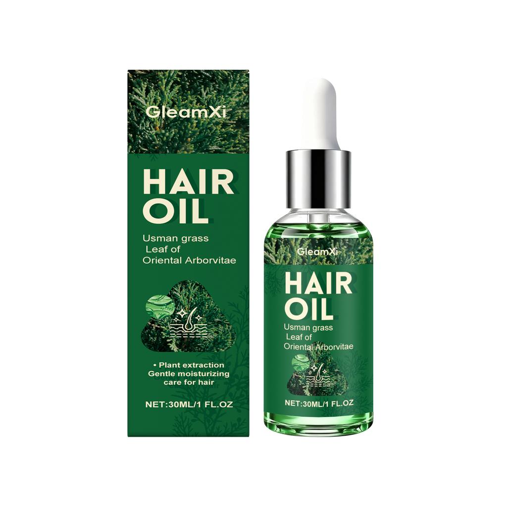 GleamXi Moisturizing Hair Care Oil - Nourishing Soft Shiny Hair, Lightweight Smooth Hair Strands, Refreshing Non-Greasy Hair Oil