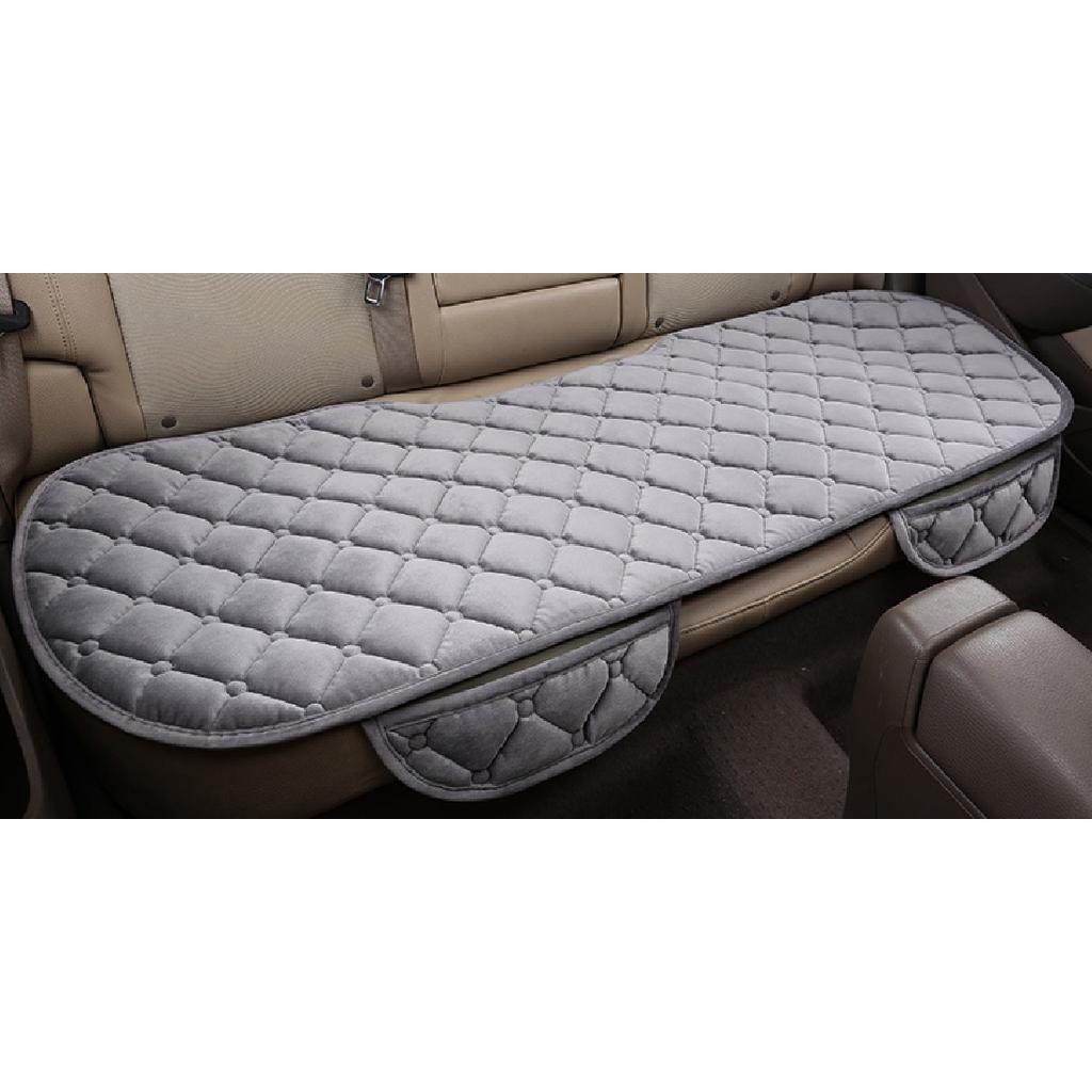 Зимний теплый чехол на сиденье автомобиля, универсальная мягкая подушка для сидений, противоскользящая защита для авто, грузовика, внедорожника, фургона, спереди, сзади, сзади
