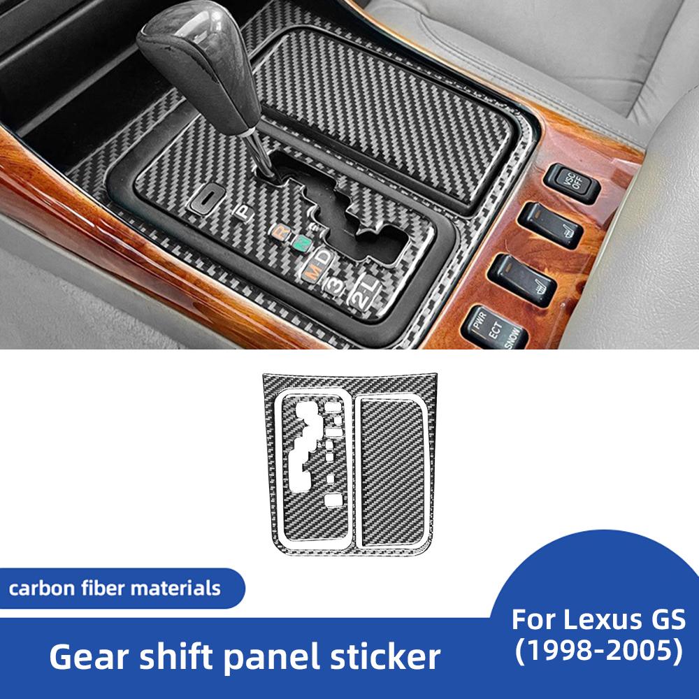 Carbon Fiber Gear Shift Panel Cover for Lexus GS 1998-2005 Interior Accessories