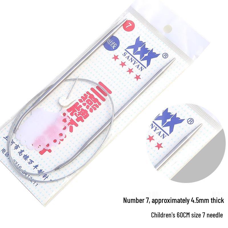 Набор circular knitting and crochet needles Sanyan из нержавеющей стали