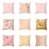 45X45CM Pink Gold Abstract Geometric Pillowcase Sofa Office Seat Car Cushion Cover Home Decoration Wholesale