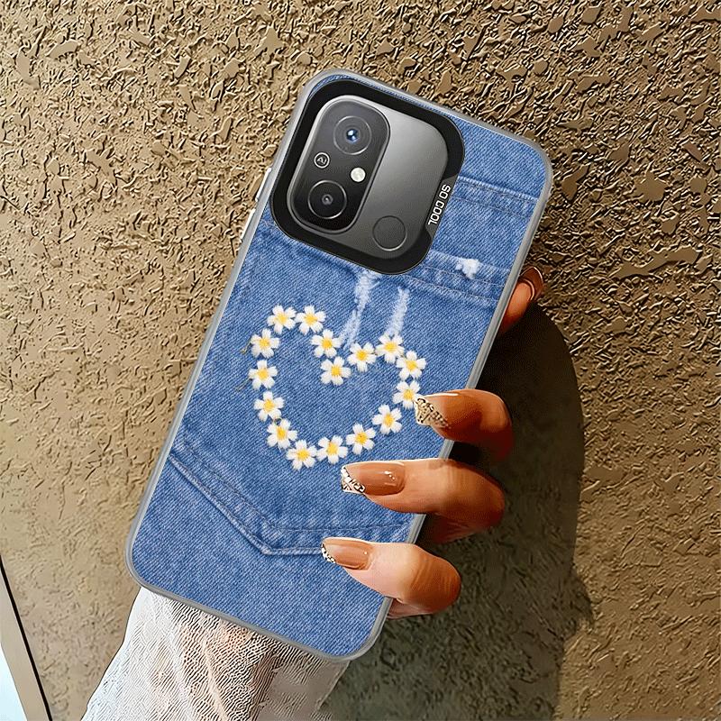 Retro Denim Pattern Soft Phone Case for Xiaomi Redmi 15C 15 14C 13C 12C Poco X5 X6 X7 Pro X3 F8 F7 Ultra M8 13 12 Cover Back She