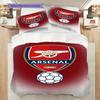 "Iconic Arsenal Football Emblem" Bedding (1 * duvet cover + 2 * pillowcase, without core) 2DFlat Bedding set Soft and comfortable