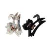 Acetate Animal Cat Hair Claw Cartoon Shark Clip Fashion Rhinestone Hair Clip  Girl