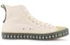 Men's Sneakers Kappa Non slip Lightweight High top Canvas Shoes Unisex Ivory