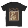 Мужская футболка Дэвида Боуи, новинка, футболки с коротким рукавом и круглым вырезом, 100% хлопок, 4XL, топы