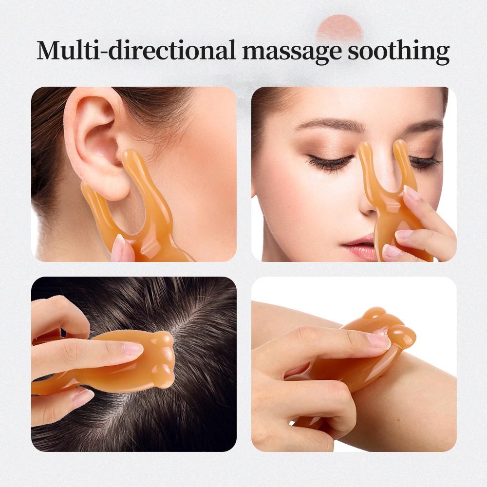 1Pcs Resin Nose Massager Promote Blood Circulation For Trigger Point Therapy Pedicure Gua Sha Board Nose Lifting Tool