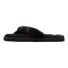 Puma Кроссовки Fluff Flip Slide Black Team Gold Women 384938-01