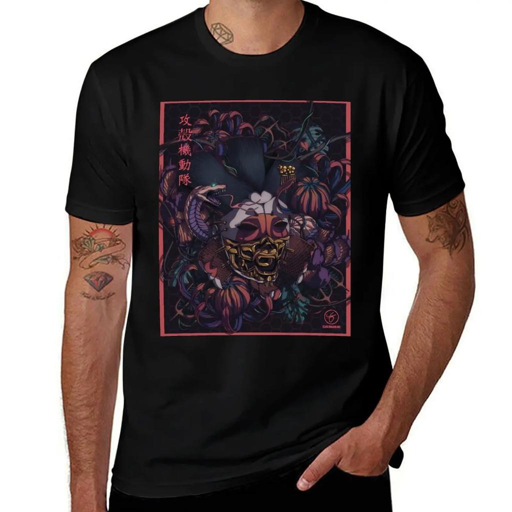 Ghost in the Shell Alternative Poster T-Shirt tees Aesthetic clothing t shirt men