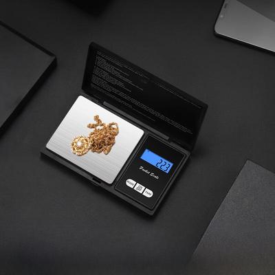 Компактные цифровые ювелирные весы для золота и драгоценных камней - Мини-весы для взвешивания в граммах для домашнего использования