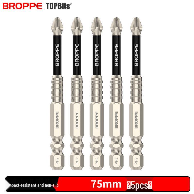 Ударопрочный Магнитный Противоскользящий Набор Бит для Электрической Отвертки и Ударного Гайковерта