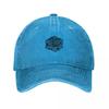 Ado Blue Rose Baseball Cap Trucker Hat Military Tactical Cap black Cosplay Golf Women Unisexs
