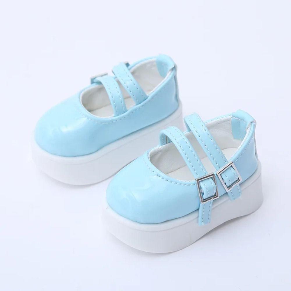 Heightened Thick Sole Bjd Leather Shoes Mini Shoes 45CM Doll Shoes 1/4 Dolls Shoes  Diy Toys