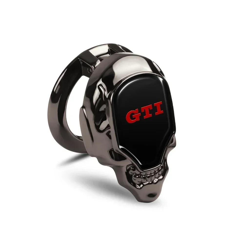 T23-New 1pcs Car Engine Start Stop Switch Button Cover Sticker For VW Volkswagen Golf Polo Passat Touran Jetta accessories