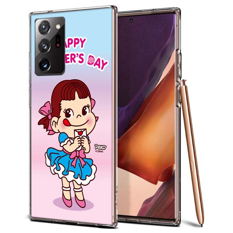 F-Fujiya M-Milky P-Peko C-chan Cartoon Phone Case for Samsung A55 A35 A25 A15 A07 A05S A16 A17 A26 A36 A37 A56 A57 Galaxy Note 2