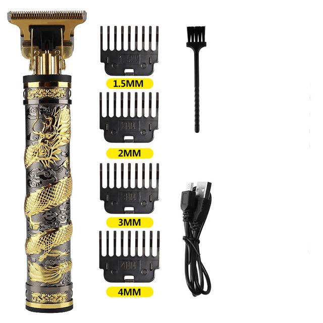 Vintage T9 Electric Cordless Hair Cutting Machine Professional Hair Barber Trimmer For Men Clipper Shaver Beard Lighter