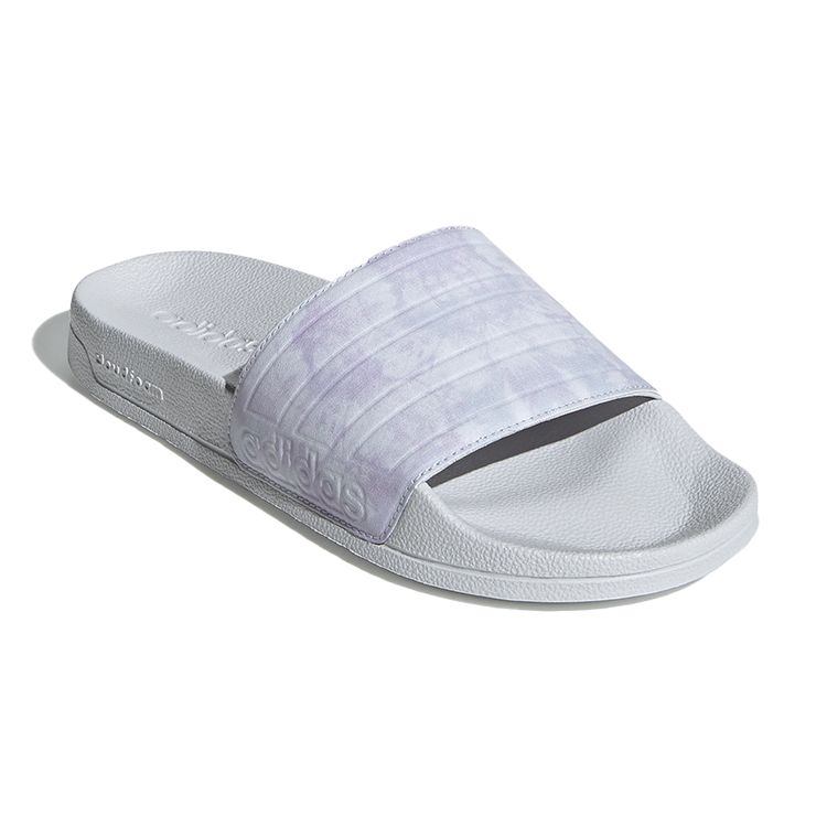 Adidas Adilette Shower Durable Non-Slip Slide Sandals Women Footwear Purple Gray FZ2855