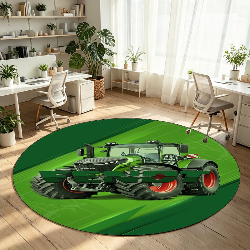 Fendt Printed Round Crystal Velvet Rug Soft Non Slip Floor Carpet For Bedroom Holiday Gift