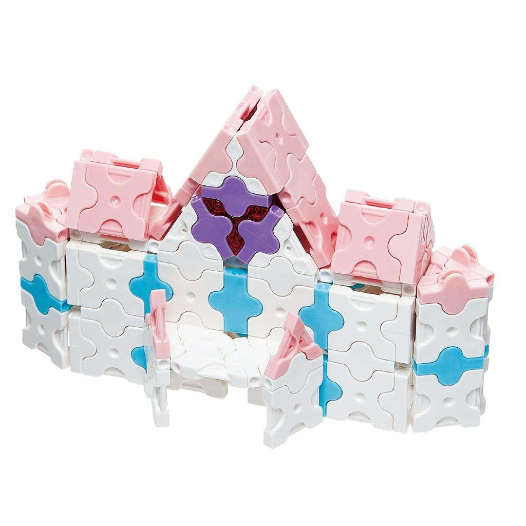 Пластиковый контейнер Yoshiritsu LaQ Sweet Collection Twinkle Castle L009197 Ver. (700 шт.) [Новые характеристики]