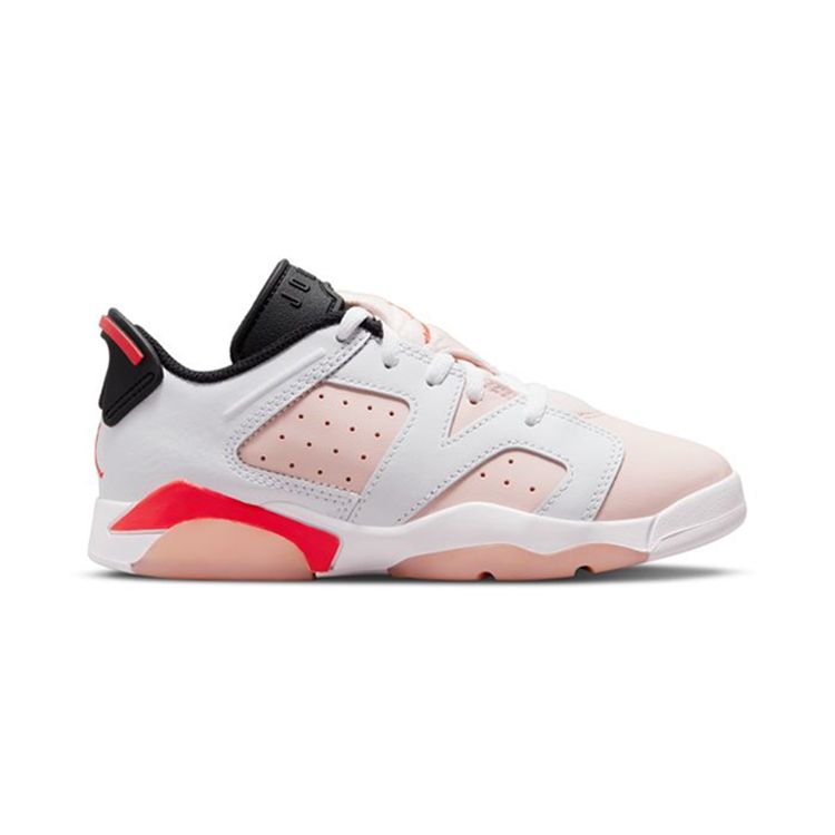 Детские кроссовки Air Jordan 6 Retro Low PS Атмосфера Белый Инфракрасный-23 Черный DV3528-102