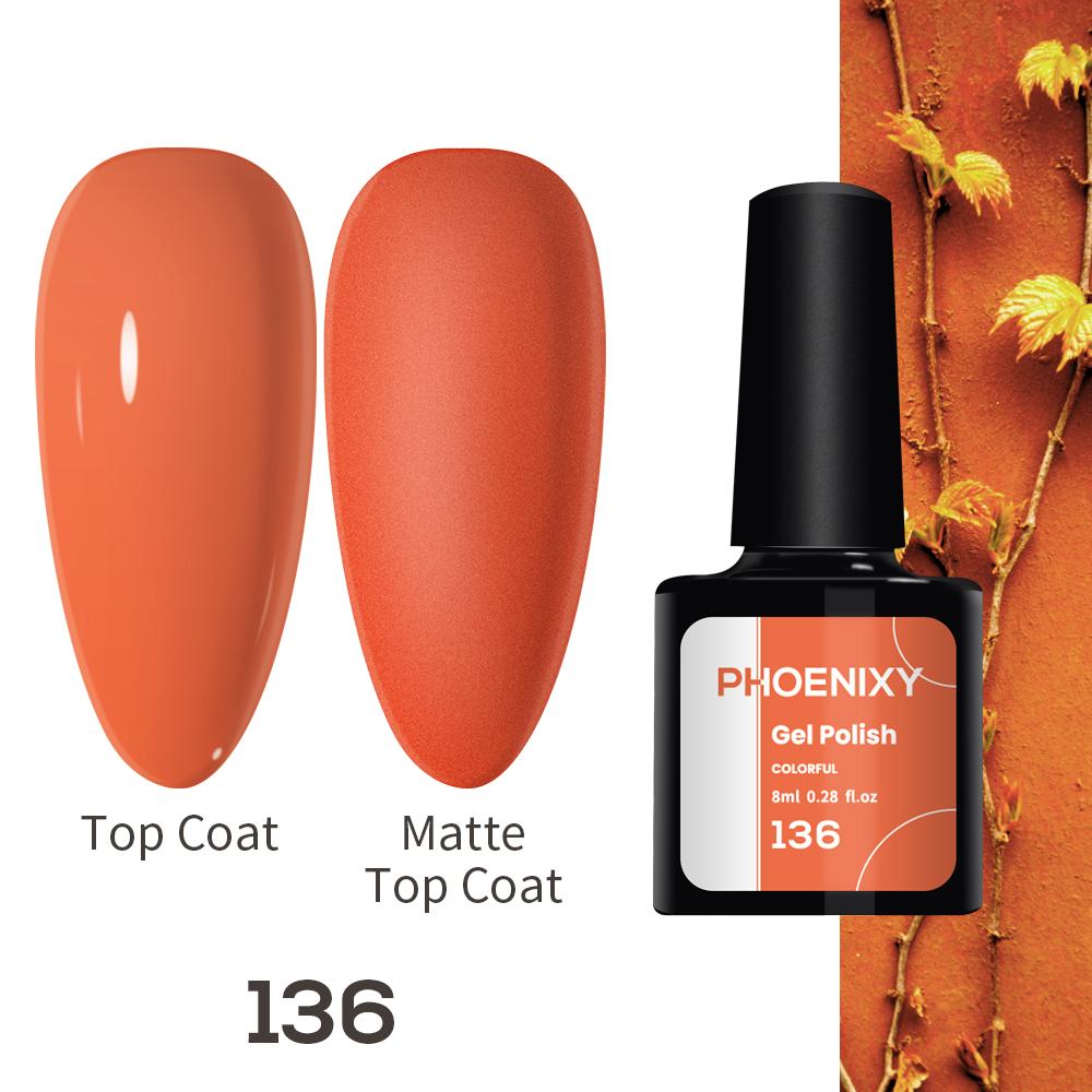 Гель-лак для ногтей PHOENIXY, 8 мл, отмачиваемый гель-лак для дизайна ногтей, маникюрного салона, лампы для ногтей своими руками и украшения домашнего гелевого дизайна ногтей