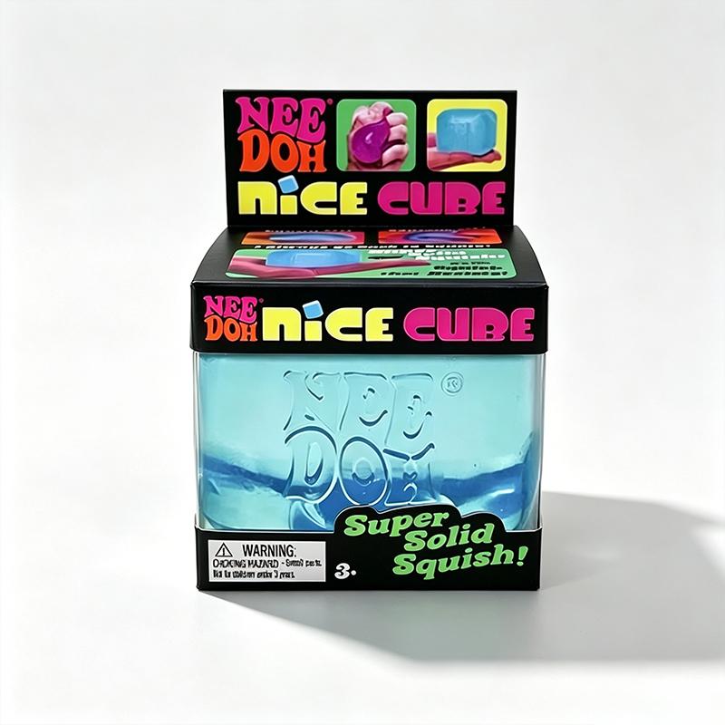 Мягкая упругая игрушка Schylling Needoh Nice Cube Мальтоза Снятие стресса и тревожности Игрушка-фиджет Помогает при СДВГ Концентрация Расслабление
