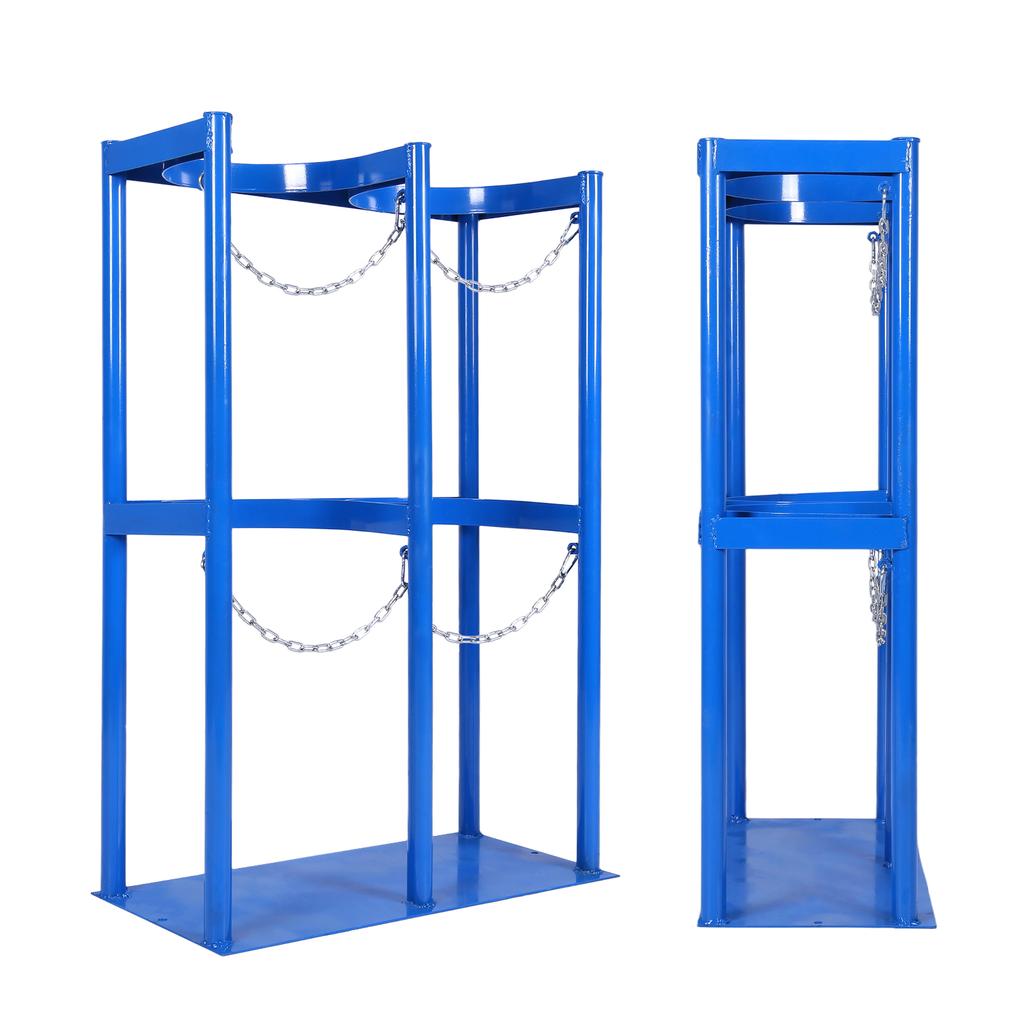 Подставка-держатель для газового баллона 40 л с защитной цепью, металлический кронштейн для крепления газового баллона для использования в школьной лаборатории и больнице