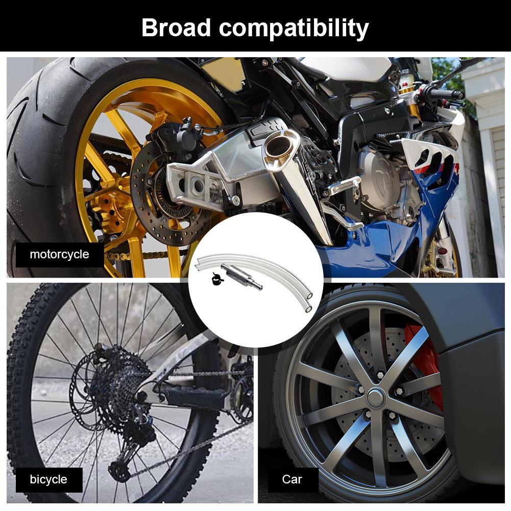 Motorcycle Car Clutch Brake Bleeder Kit One Way Check Valve Tube Bleeding Tool Kit for Motorcycle Clutch