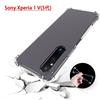 Роскошный прозрачный противоударный чехол для телефона Sony Xperia 1IV 5 III 10II 10V 1V 5V 10VI 1VI VII 10VII Прозрачная противоударная задняя крышка