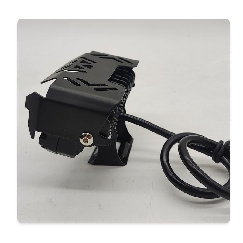 Светодиодные линзы для мотоциклов, вспомогательные противотуманные фары высокой мощности, белые, желтые с красными фарами DRL, фары дальнего света для мотоциклов, квадроциклов, внедорожников