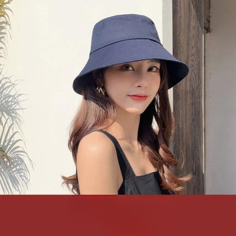 Модная черная шляпа рыбака женская летняя корейская версия сотни с японским солнцезащитным кремом шляпа для мужчин кепка для бассейна Tide