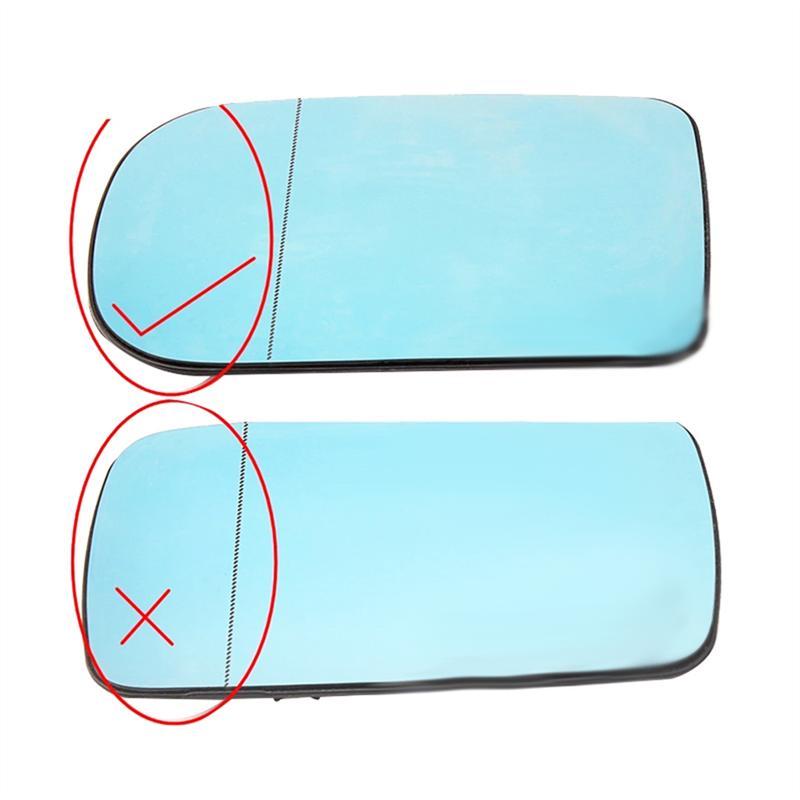 2Pcs Car Heated Rearview Mirror Glass For BMW E39 E38 525I 528I 530I 540I 740I 750I Rearview Mirror Lens 51168209811