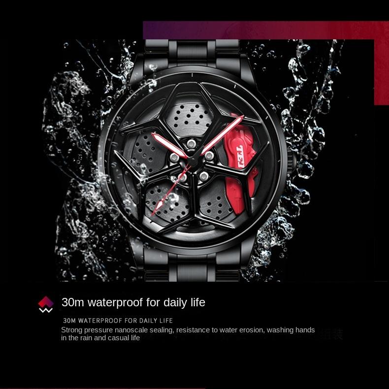 SVJ оригинальные часы со ступицей колес, трехмерные полые автомобильные суппорты Tc5, модифицированные водонепроницаемые часы для мужчин