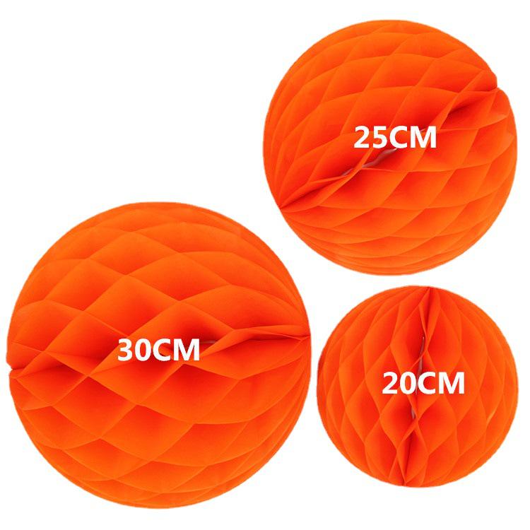 Wedding Scene Decoration Paper Honeycomb Ball & Lantern Set