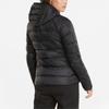 Puma Logo Print Hooded Down Jacket Women Outerwear Black 846298-01