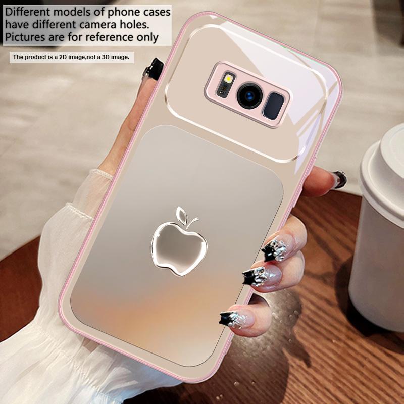 Металлическая серая текстура Для Samsung S25 S25 Edge S25Ultra S8 9 S10 20 U ltra S21 Pro 22 Plus S23 FE S24 Ultra Стеклянный чехол для телефона
