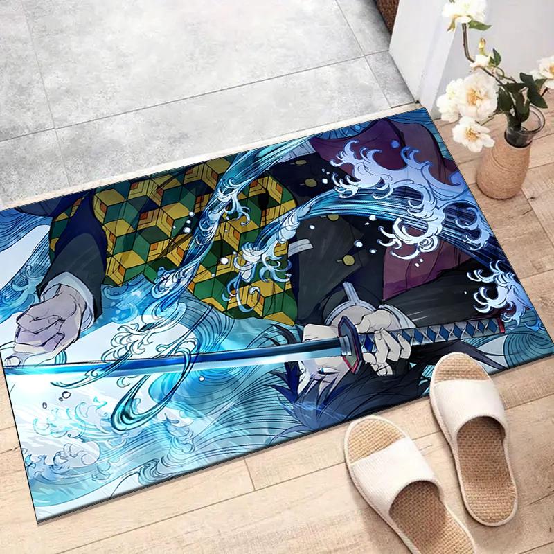 Tomioka GiyuuPrinted Area Rug Carpet for Bedroom Living Room Home Decor Rugs Mat Non Slip Mat Rug for Bedside