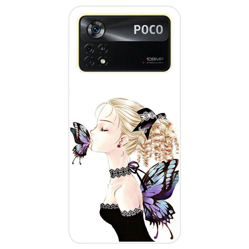 Для Xiaomi Poco X4 Pro 5G силиконовый чехол из ТПУ мягкий чехол для телефона для Xiaomi Poco M4 Pro 4G чехол