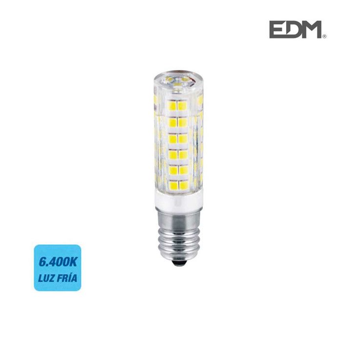 Ampoule LED Tubulaire 4.5W E14 400lm 6400K EDM 98886