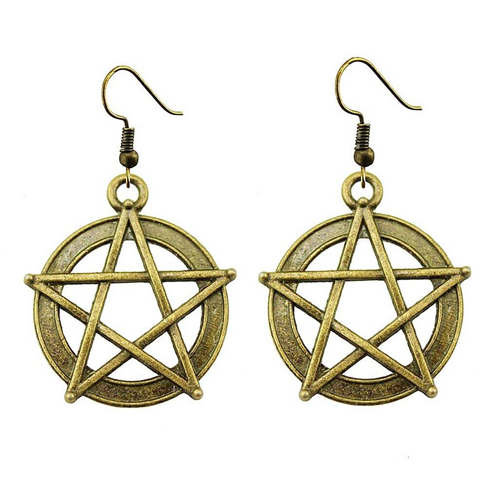 1 пара подвесок со звездами и луной для женщин, модные серьги, висячие серьги