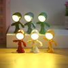 1pc Mini Cute Cartoon Pet Table Lamp Folding Dimmiable Adjustable Angle AAA Battery Powered LED Night Light Eye Protection Lamp
