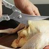 Многофункциональные кухонные и костные ножницы с пластиковой и алюминиевой ручкой