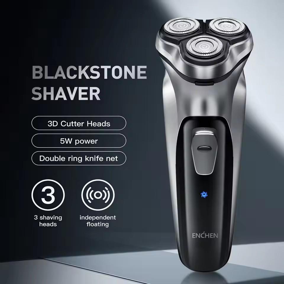 Xiaomi ENCHEN Blackstone Electric Rotary 3D Shaver Type-C Quick Charging Precision Trimmer And Safety Lock Razor