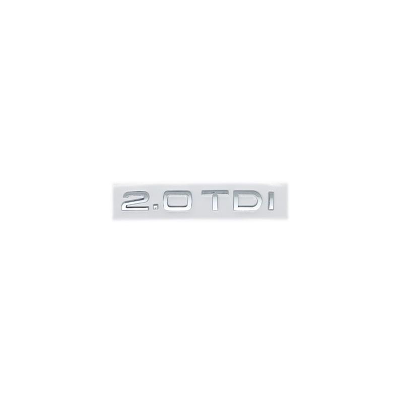 1Pc 3D ABS 2.0TDI/3.0TDI Displacement Badge Sticker - for A1/A3/A4/A5/A6/A7/A8/Q2/Q3/Q5/Q7 Trunk