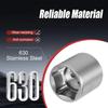 Пятигранная головка 5-Point Penta Socket 3/8" Привод 51/64" Ударный инструмент общего назначения для 5-гранных гаек