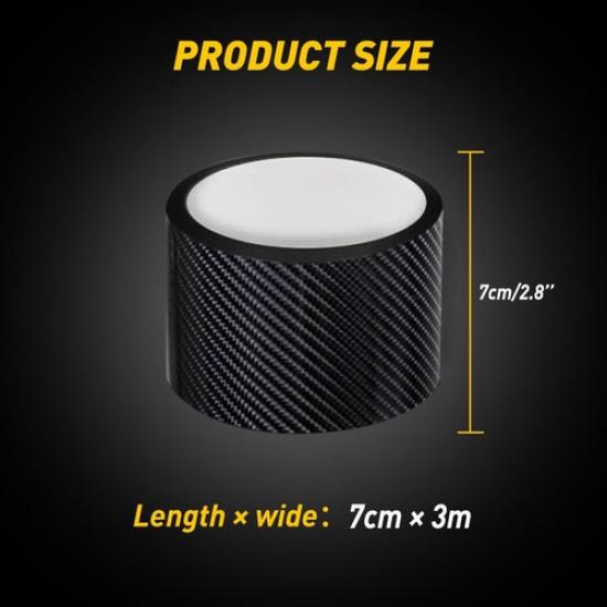 10ft*7CM Protector Sill Scuff Car Auto Door AntiSticker Plate Scratch Bumper Str