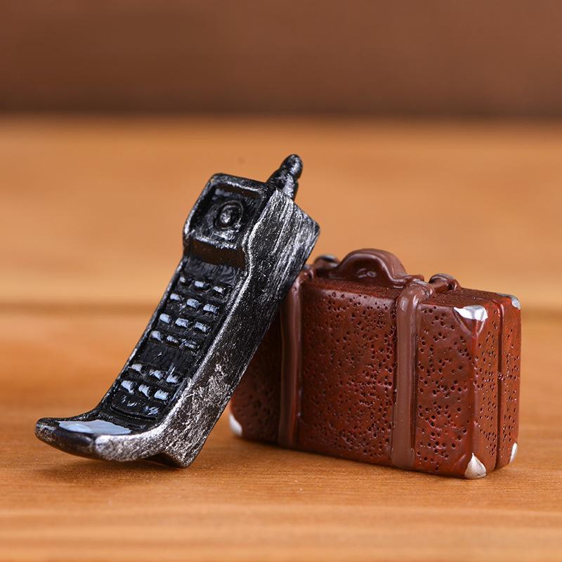 3 шт. ретро ностальгическая камера диктофон мини смоляное украшение украшение для дома гостиная фото реквизит украшение