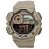 Casio WS-1500H-5BV Цифровые мужские часы - Черный инвертированный ЖК-дисплей - Хаки